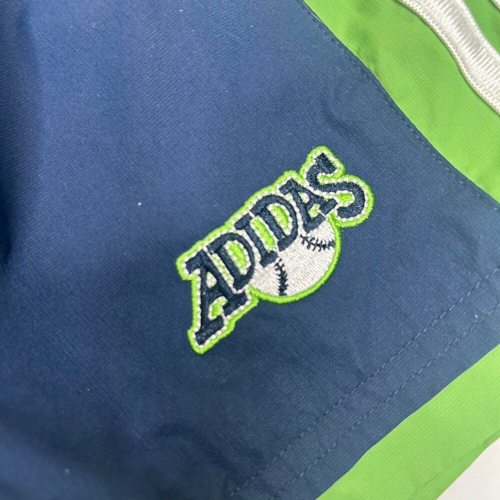 vintage Youth Adidas green and white sports tank top and shorts set 16 months - Picture 6 of 8